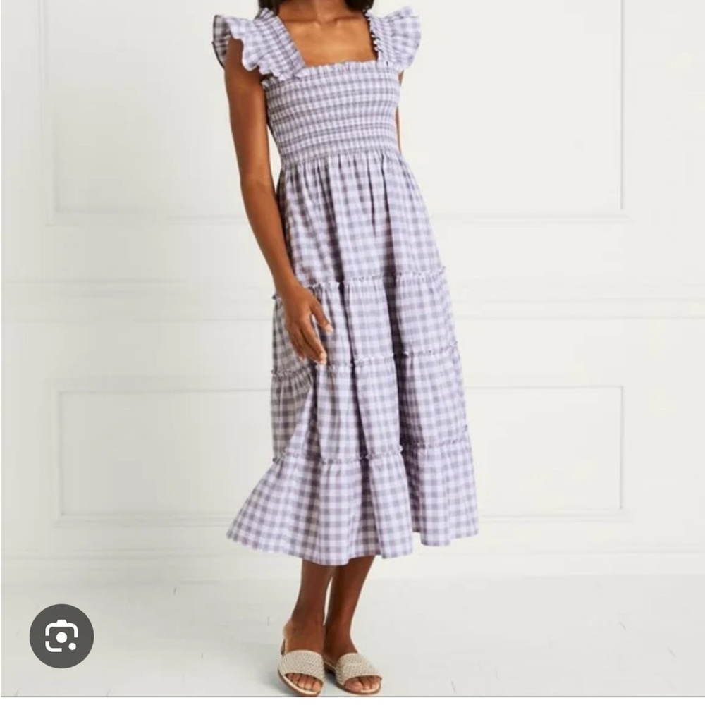 Hill House Home Nap Dress Purple Gingham